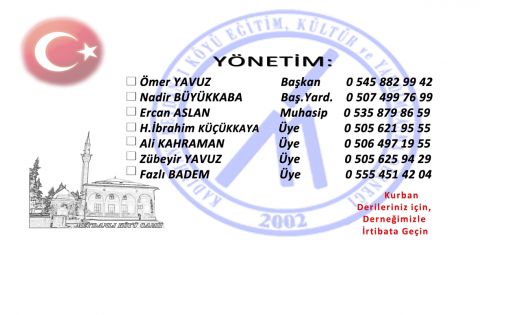 Yönetim Telefonları