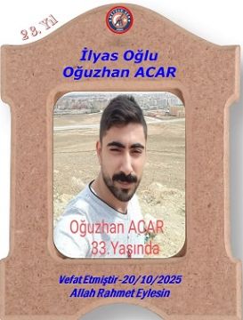 ACAR  AİLESİNİN ACI GÜNÜ