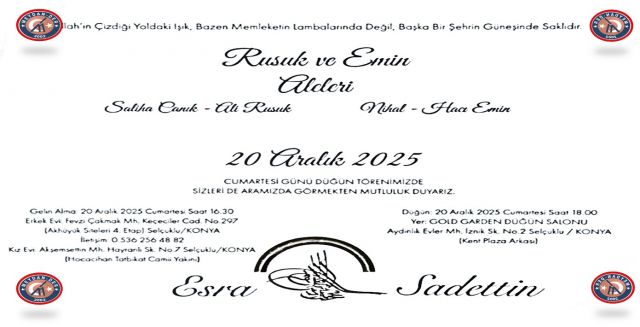 EMİN AİLESİNİN MUTLU GÜNÜ